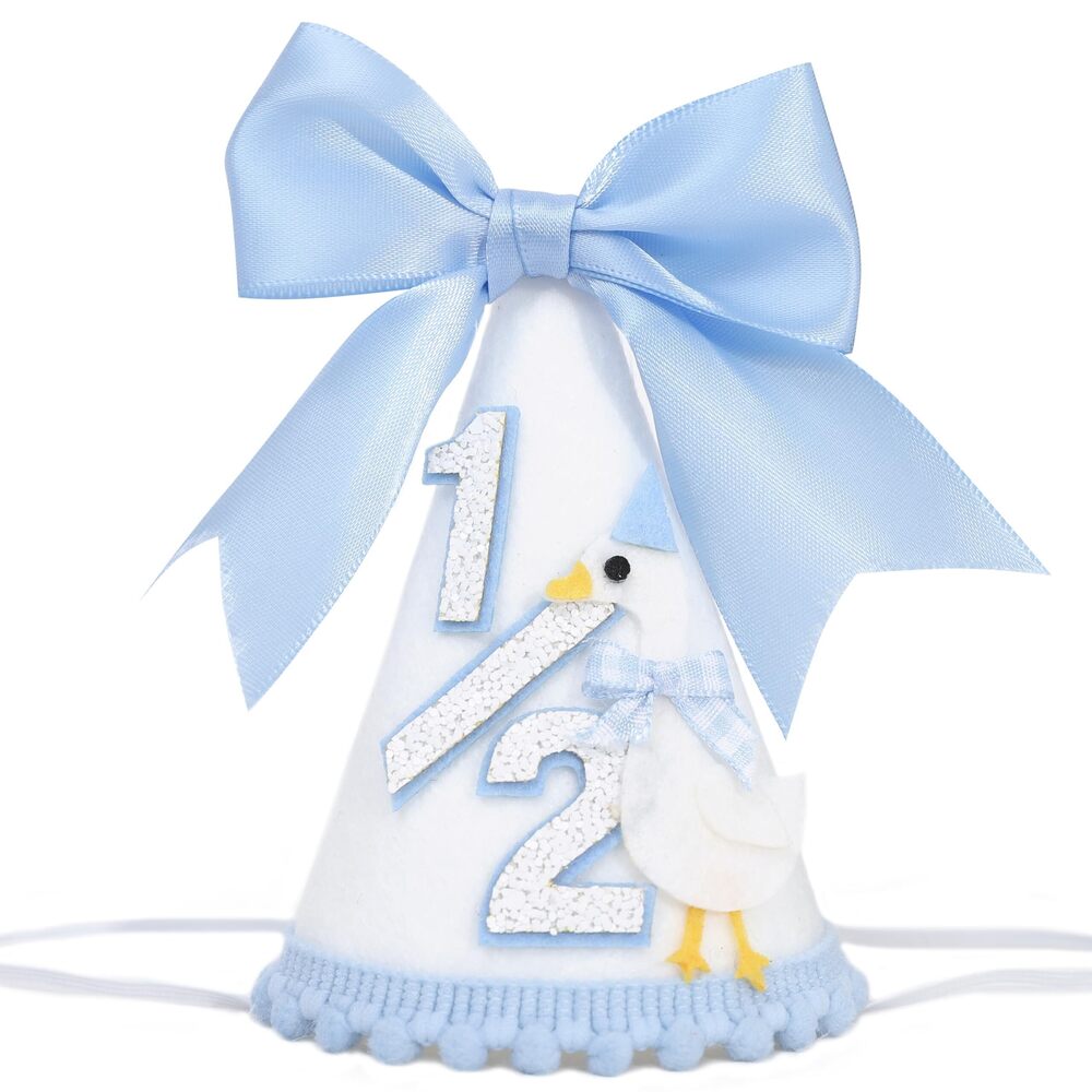 4099 One Silly Goose 1/2 Birthday Party Hat - Silly Goose 1/2 Birthday